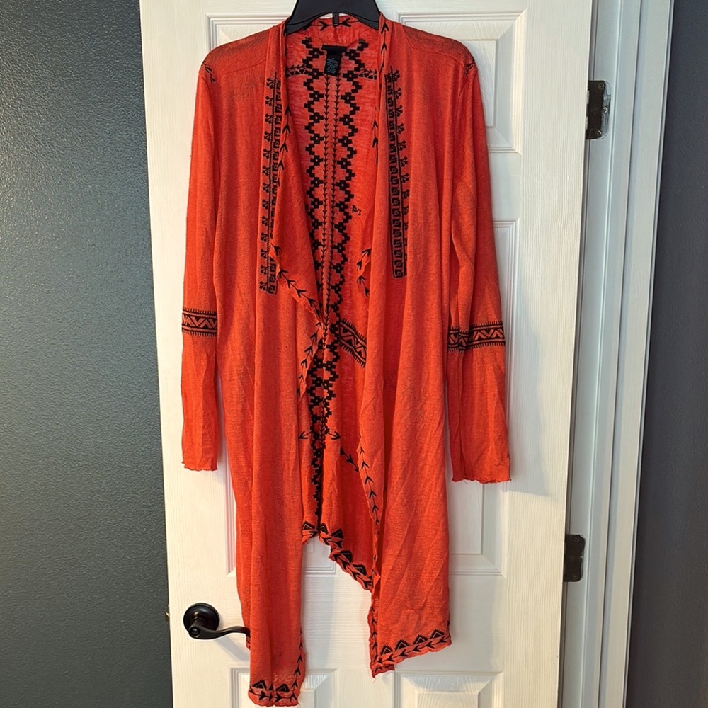 🔴10/$10! Rue21 Embroidered Women's Cardigan